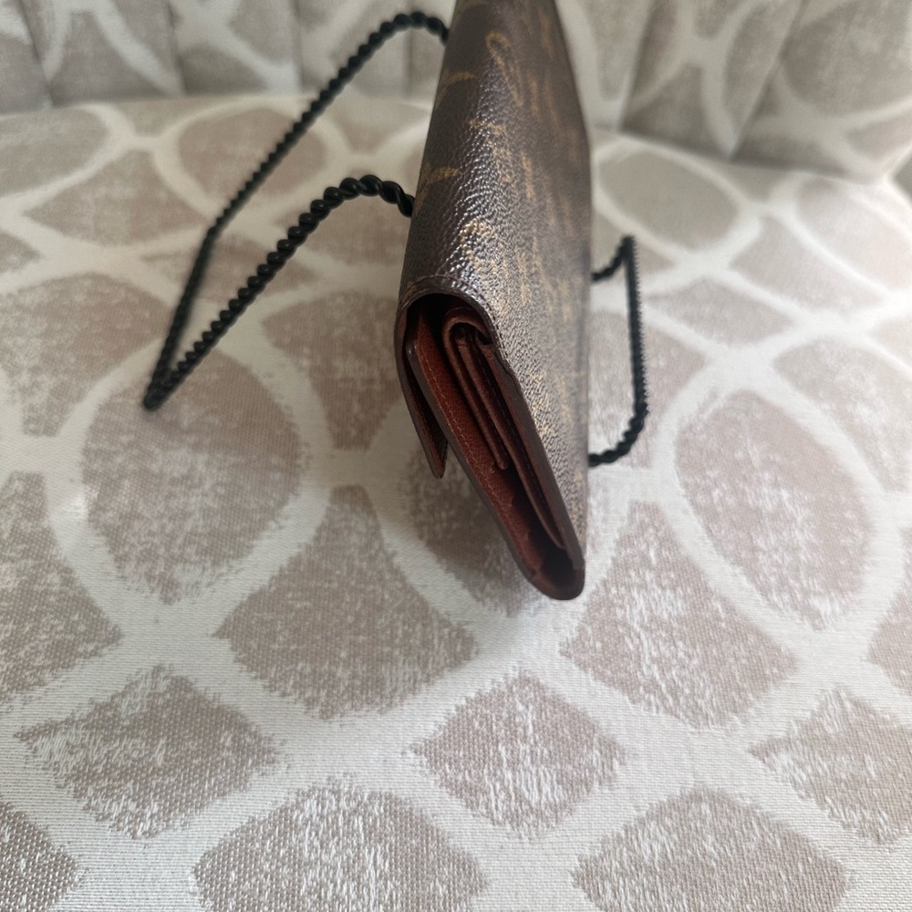 Louis Vuitton Brown and Gold Monogram Wallet - Picture 5 of 9